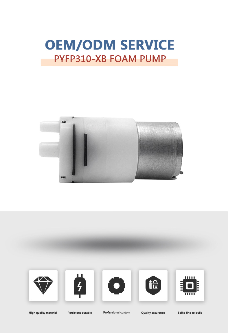 mini diaphragm pump for foam air
